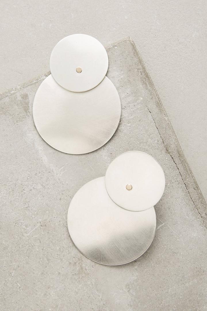 Lila Rice Silver Virino Drop Earrings