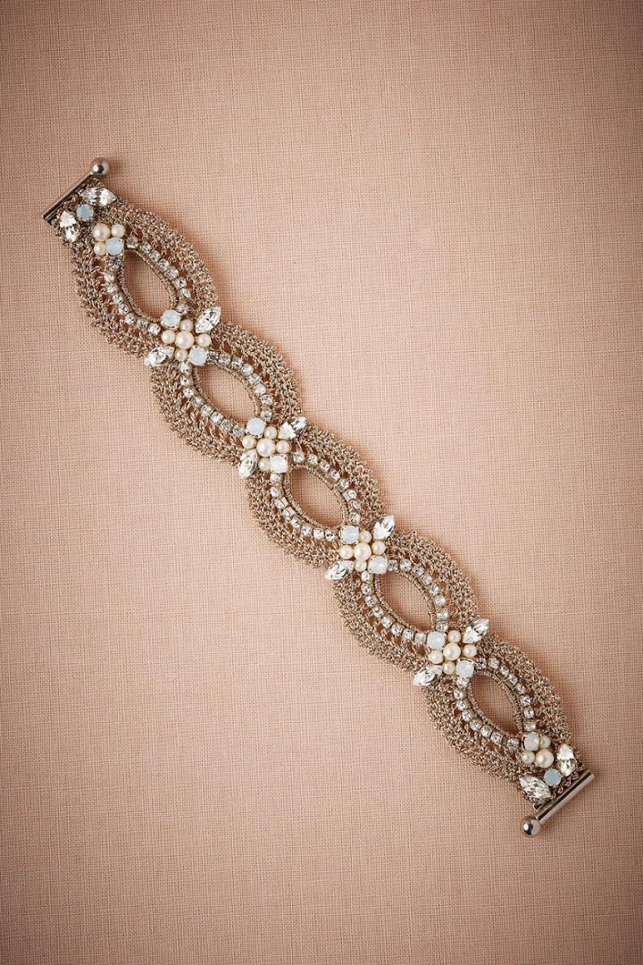 Anthropologie Varinna Crochet Bracelet