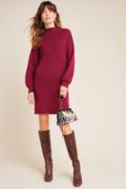 Line + Dot Alder Mock Neck Sweater Dress