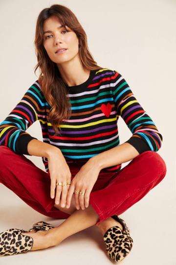 Chinti & Parker Striped Cashmere Sweater