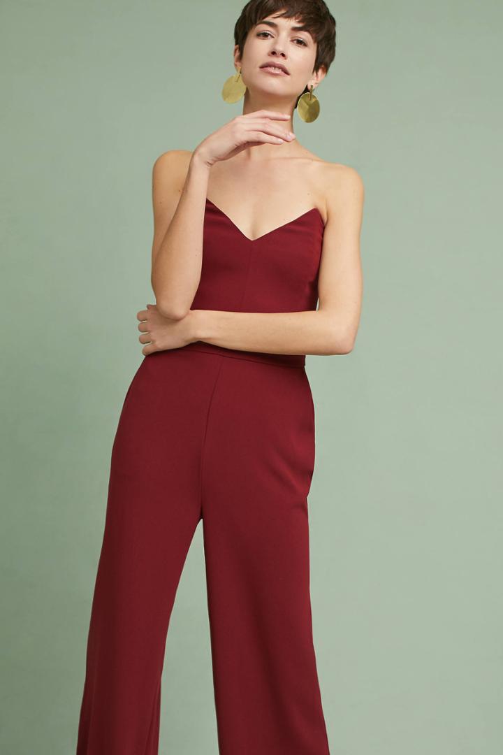 Greylin Elinda Strapless Jumpsuit