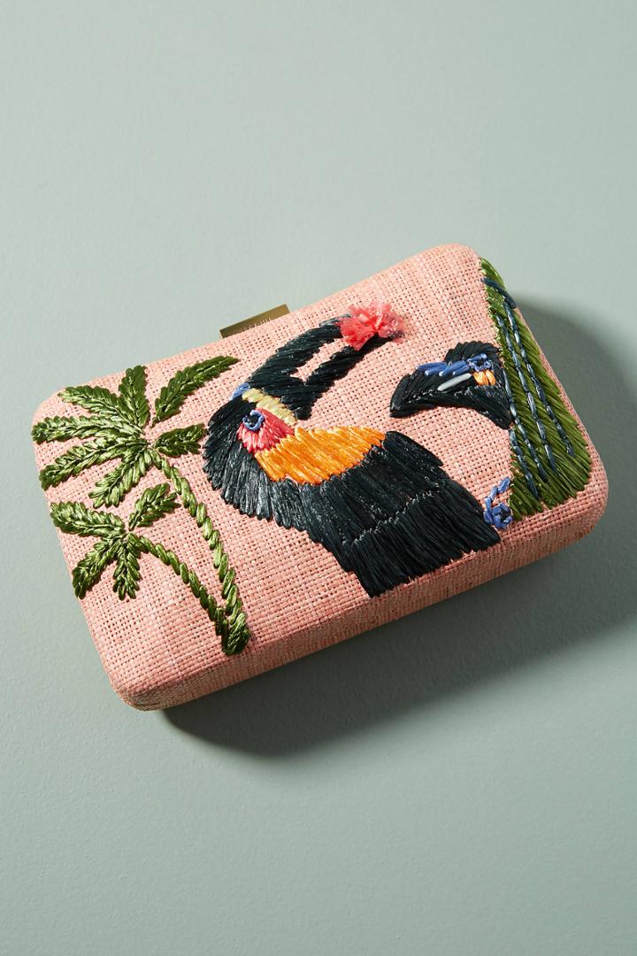 Serpui Marie Marissa Toucan Clutch