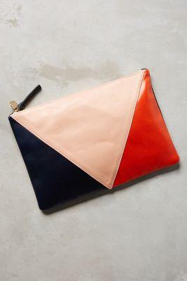 Clare V. Angular Pouch