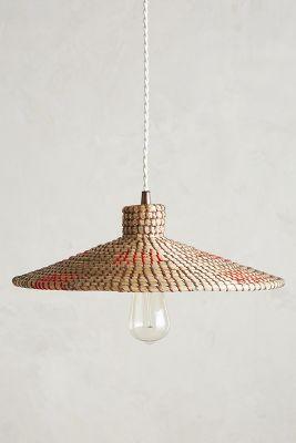 Anthropologie Loa Rattan Pendant