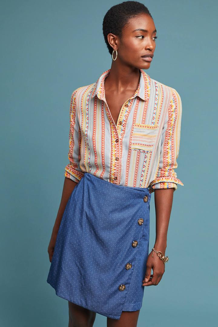 Anthropologie Mademoiselle Buttondown