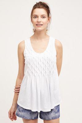 Deletta Diamond Smocked Top