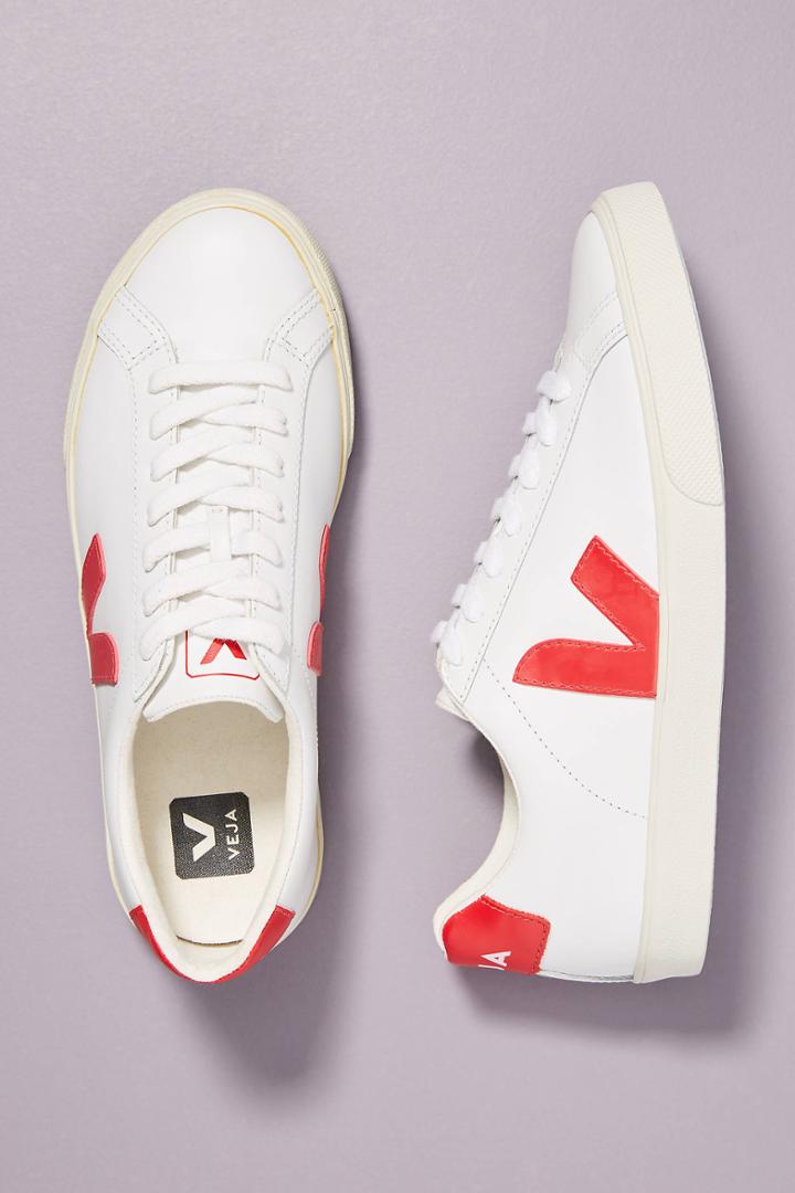 Veja Red Low-top Sneakers