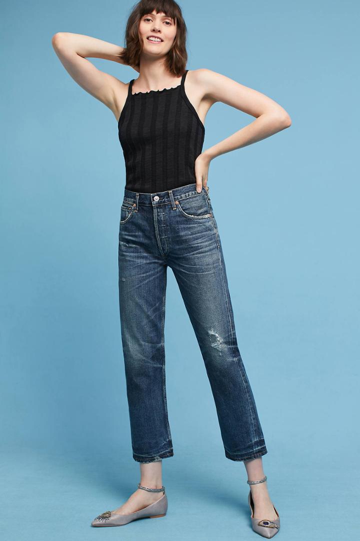 Citizens Of Humanity Gia High-rise Ankle Straight Jeans