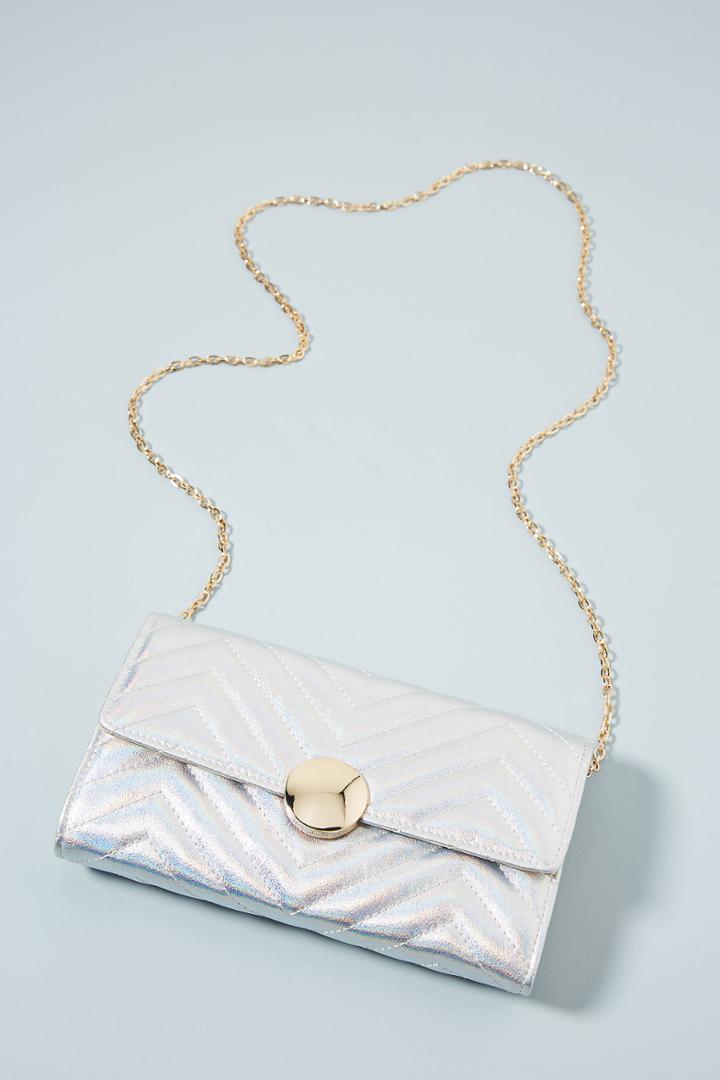 Anthropologie Chevron Snap Wallet