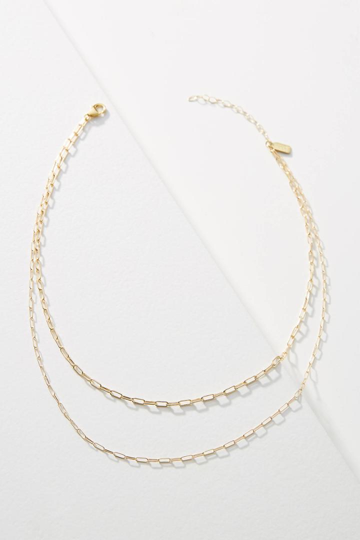 Electric Picks Jewelry Cross Roads Layered Necklace