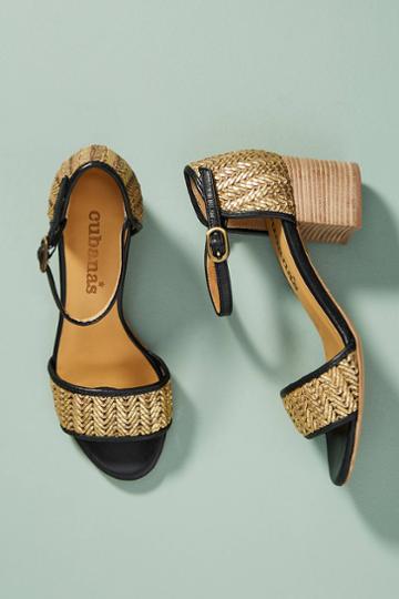 Cubanas Marie Woven Heeled Sandals