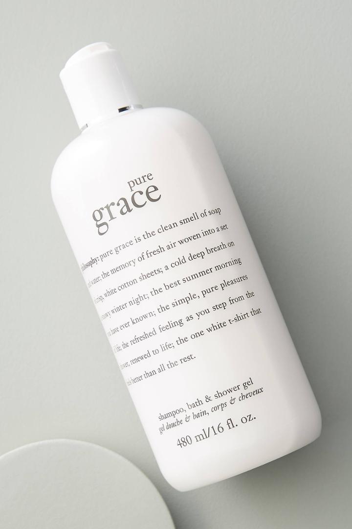 Anthropologie Philosophy Pure Grace Shampoo, Bath + Shower Gel