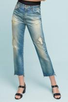 Ag Phoebe Ultra High-rise Straight Cropped Jeans