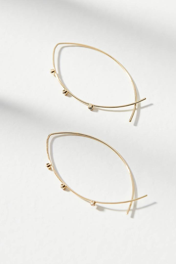 Anthropologie Lindy Hoop Earrings