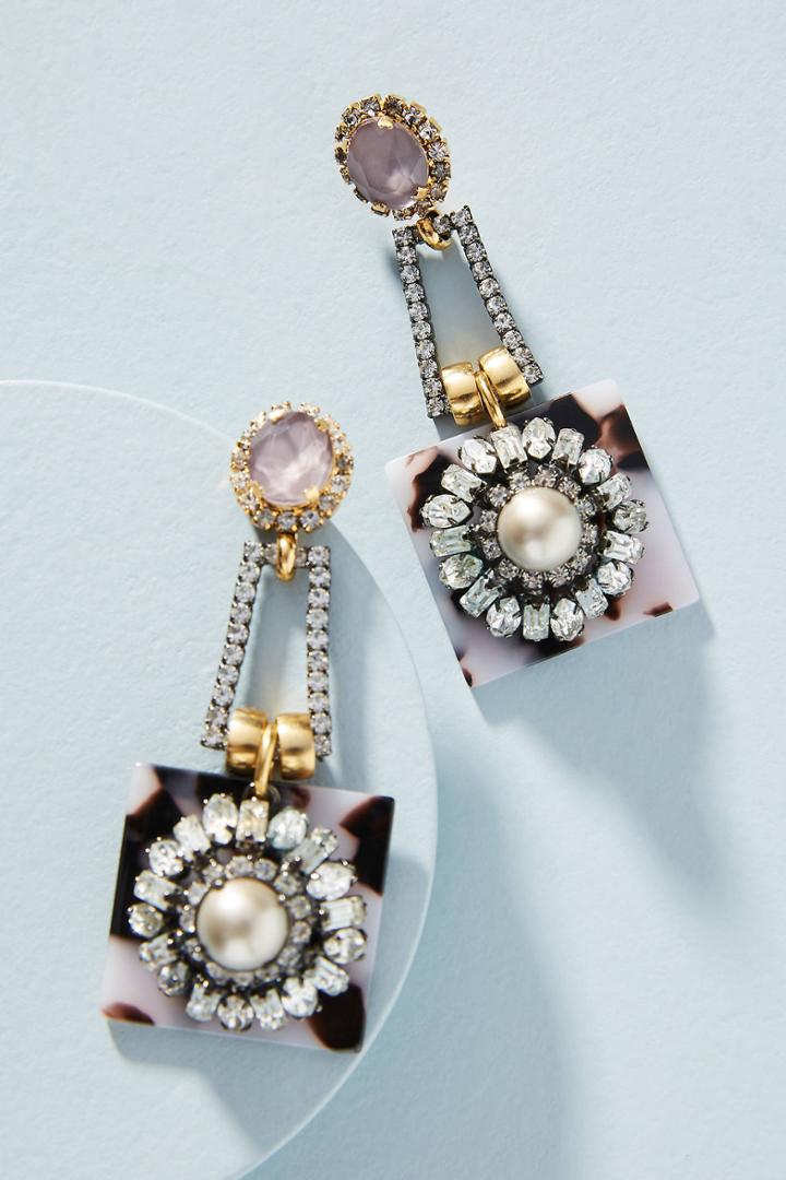 Elizabeth Cole Andy Drop Earrings