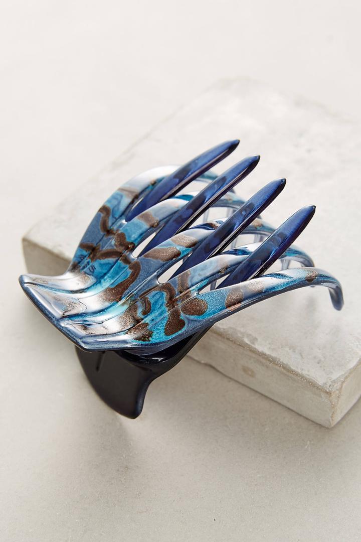 Anthropologie Blue Haze Hair Clip
