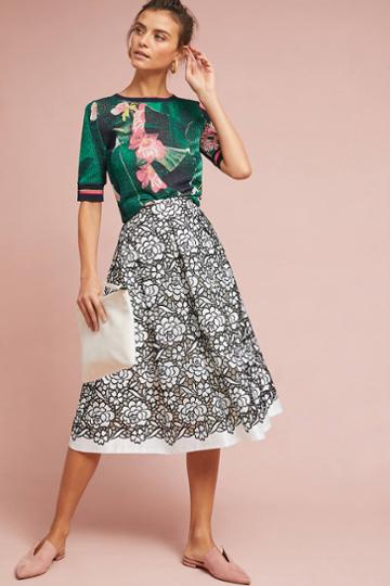 Eliza J Callas Lace Skirt