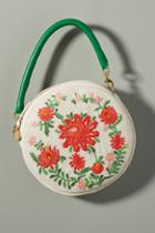 Clare V. Embroidered Circle Bag