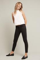 Dl1961 Margaux Mid-rise Black Skinny Jeans