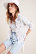 Sanctuary Sand Valley Striped Peplum Jacket