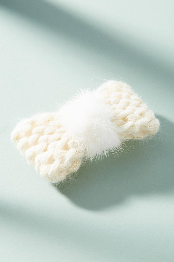 Alexandre De Paris Snow Bow Barette