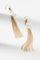 Anthropologie Avery Fringed Drop Earrings