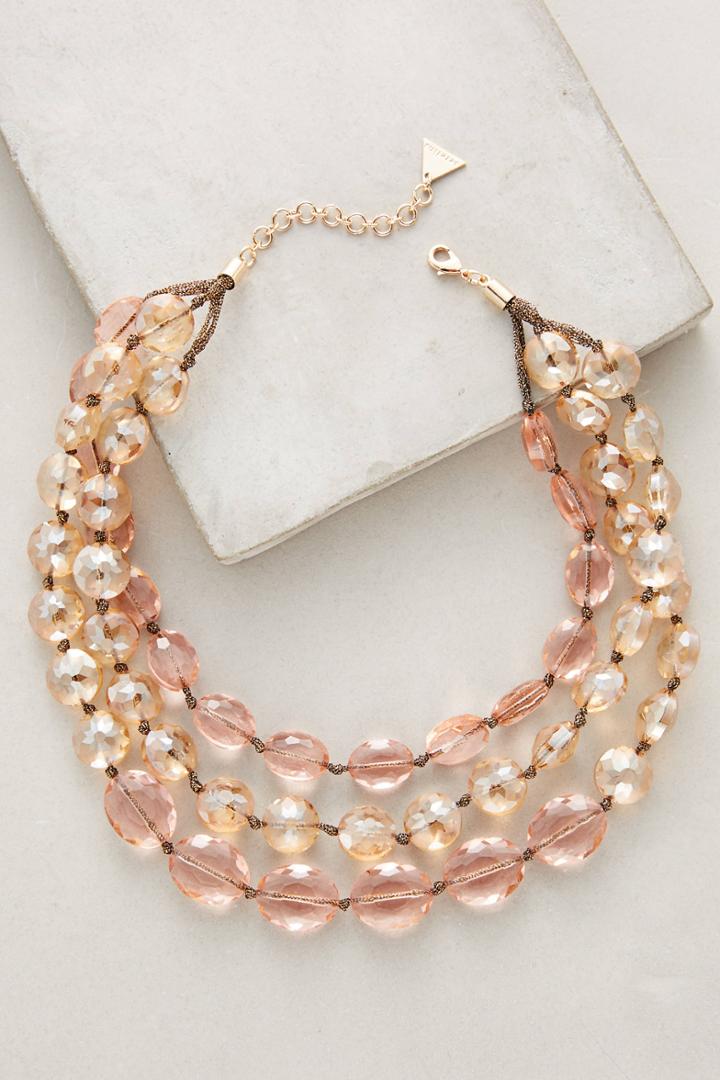 Anthropologie Clarity Layered Necklace