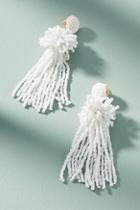 Anthropologie Lucille Beaded Tassel Earrings