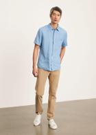 Vince Linen Short Sleeve Shirt