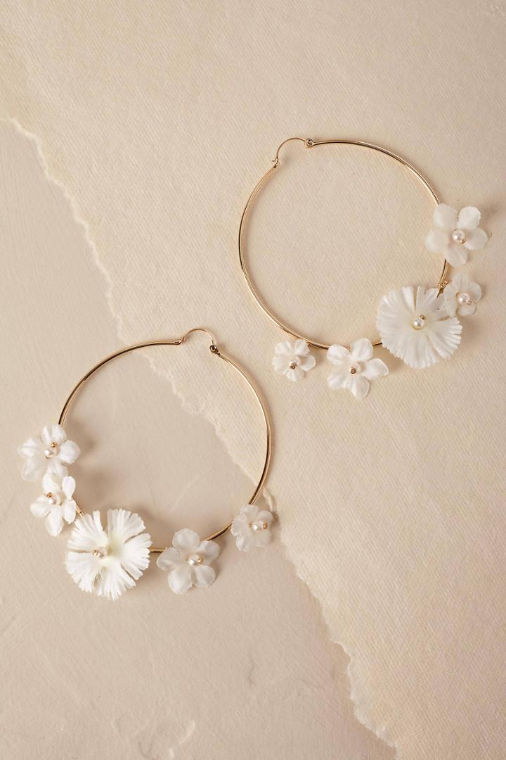 Anthropologie Blanca Hoop Earrings