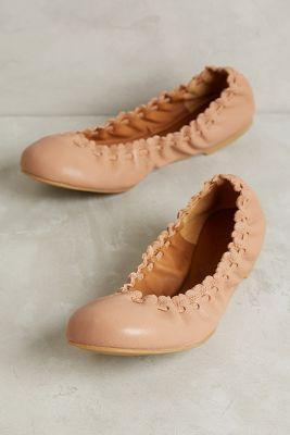 See By Chloe Ruched Leather Flats