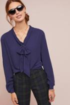 Cloth & Stone Neck-tie Blouse