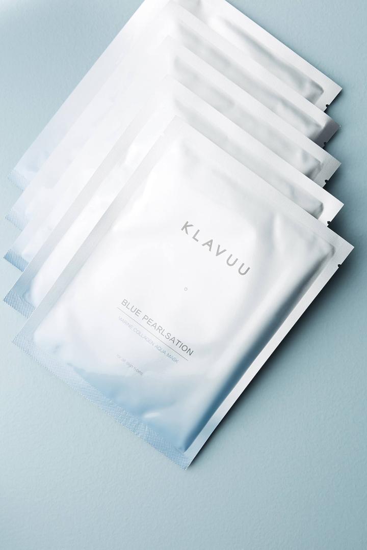 Klavuu Blue Pearlsation Marine Collagen Aqua Mask Set