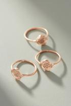 Sirciam 14k Rose Gold Monogram Ring