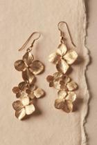 Anthropologie Gilt Dogwood Earrings