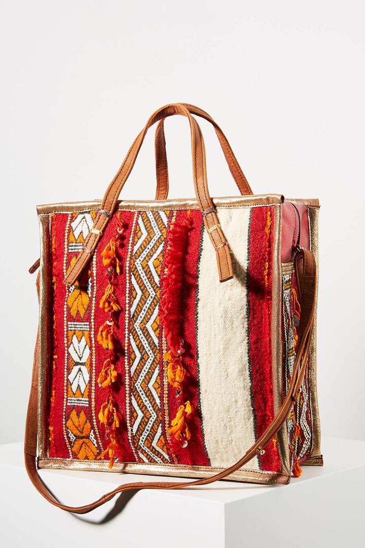 En Shalla Square Tapestry Bag