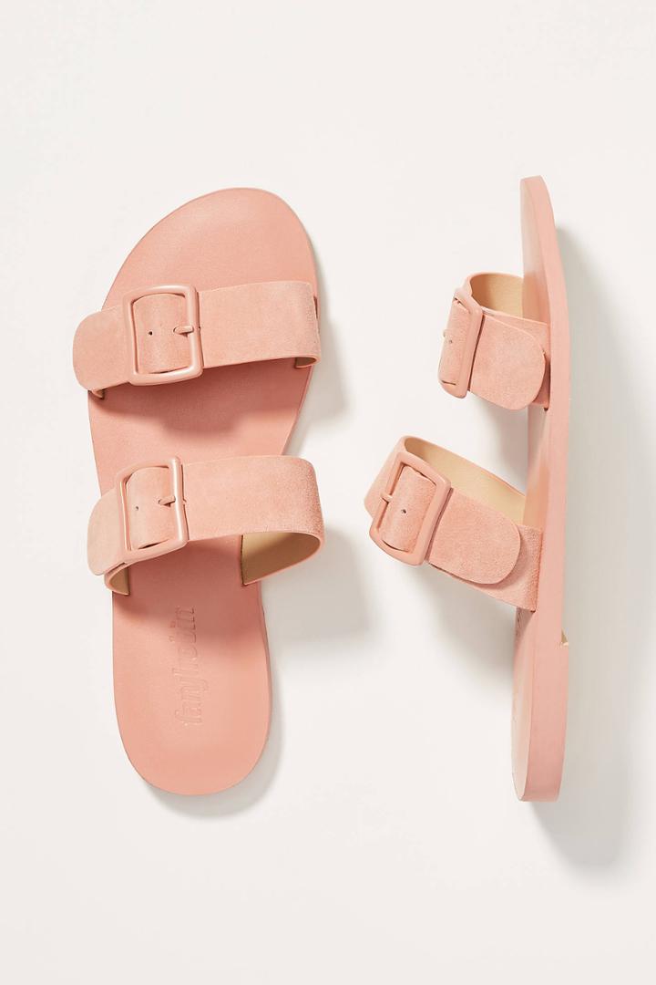 Farylrobin Double-buckled Slide Sandals