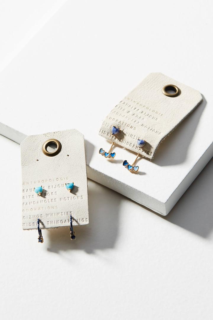 Anthropologie Young At Heart Earring Set