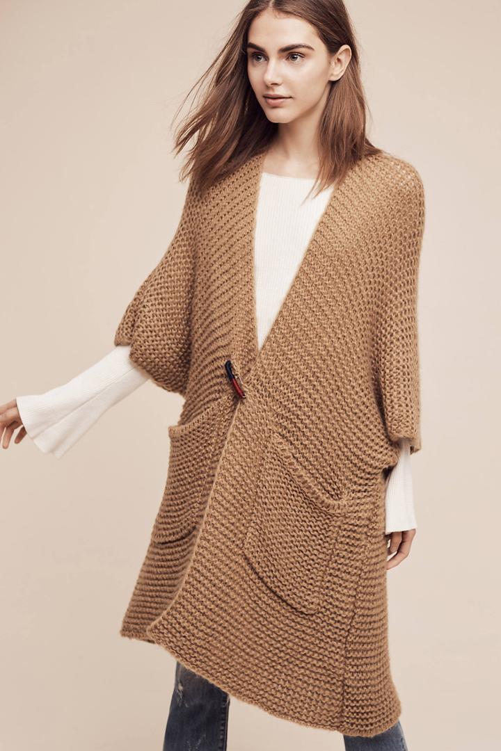 Anthropologie Snow Day Cardigan