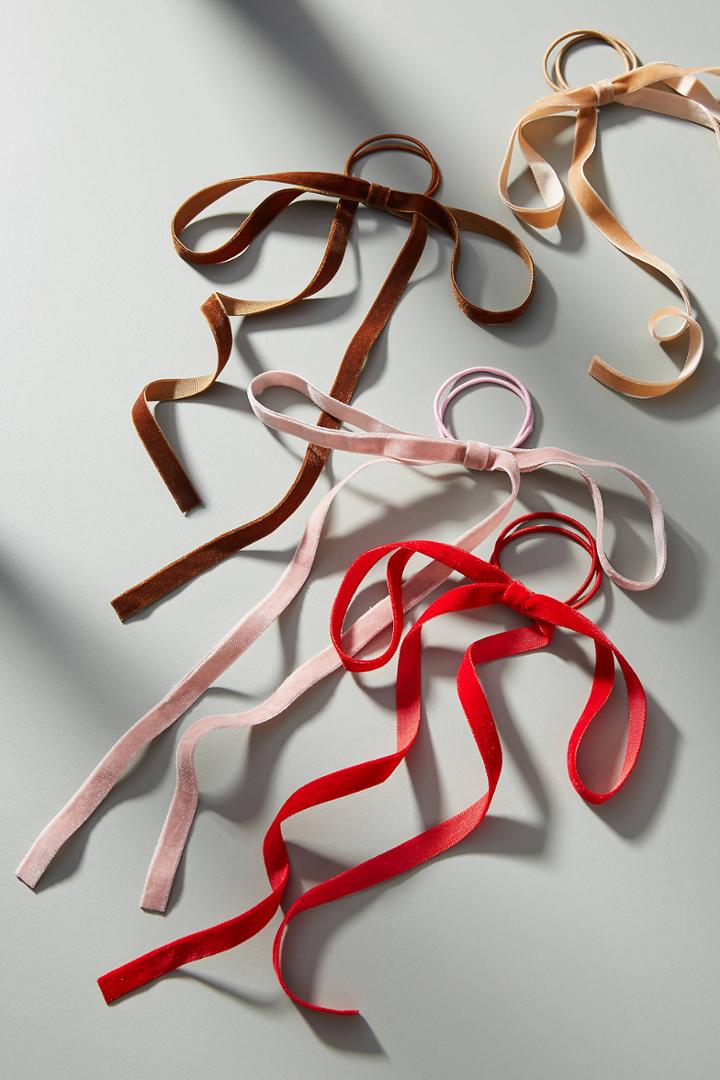 Anthropologie Minnie Ribbon Hair Tie Set