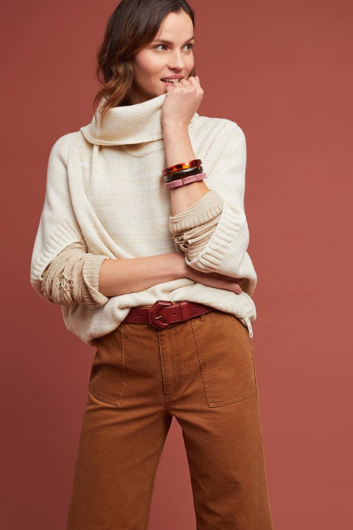 Moth Marla Cowl Neck Poncho