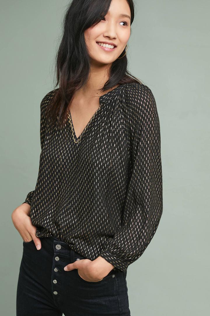 Velvet By Graham & Spencer Milla Peasant Top