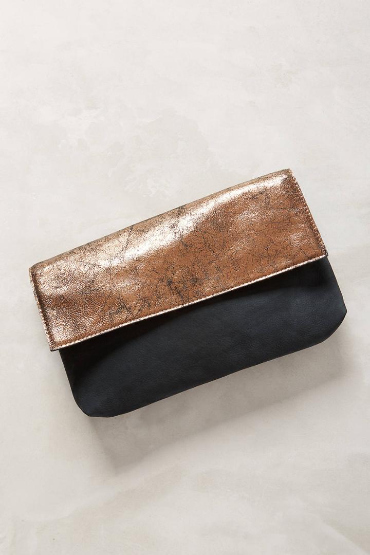 Anthropologie Two-tone Clutch