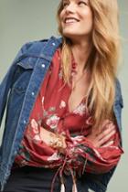 Dolan Left Coast Padanaram Silk Peasant Top