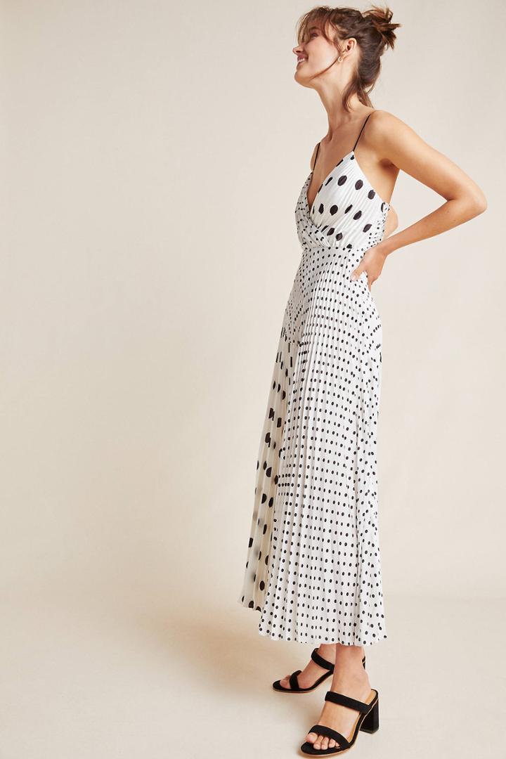 Jill Jill Stuart Imogen Pleated Maxi Dress