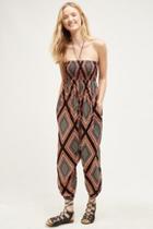 Elevenses Strapless Mosaic Jumpsuit