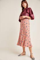 Anthropologie Adelaide Floral Bias Midi Skirt