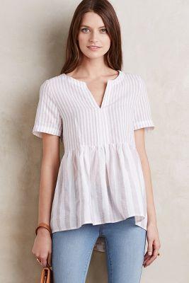 Tylho Vintage Stripe Peplum Top