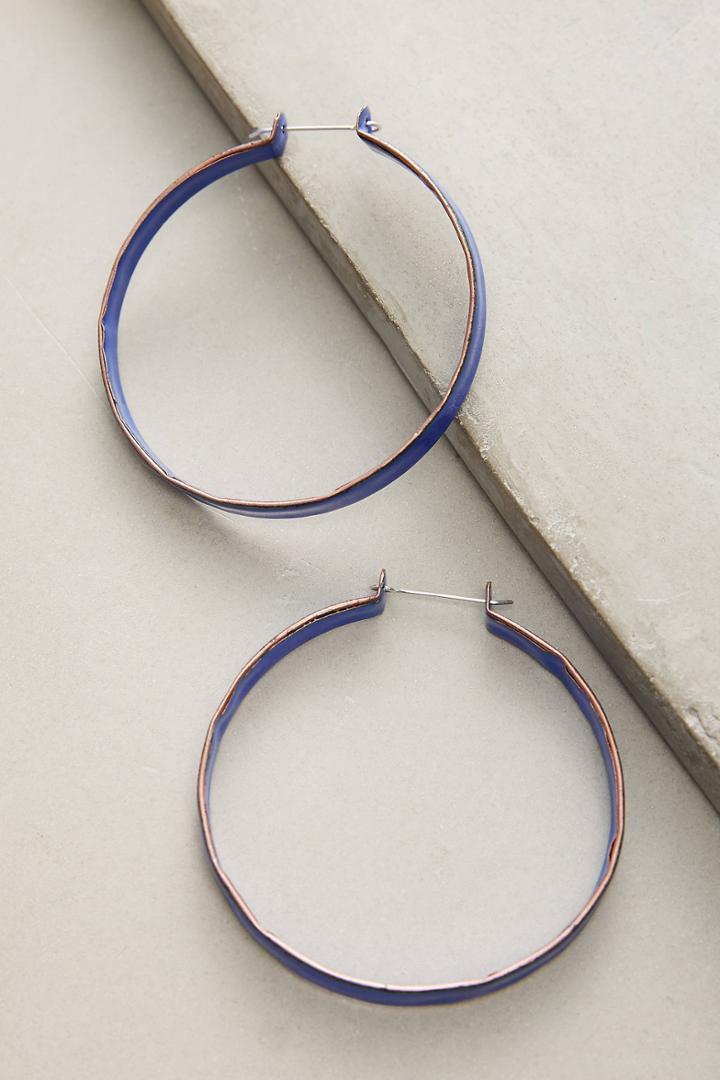 Melanie Rice Painted Vivid Hoop Earrings