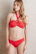 Seafolly Goddess Twist-front Hipsters Bright Red
